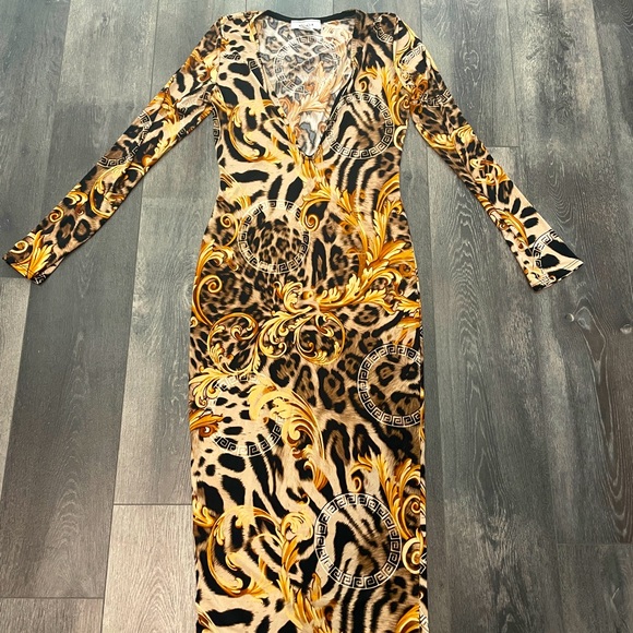 Versace Inspired Bodycon Dress - Picture 1 of 1